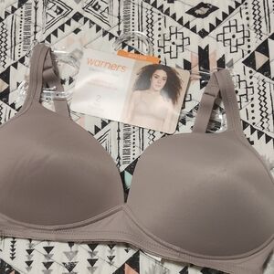 Warner's Brown Seamless T-Shirt Bra